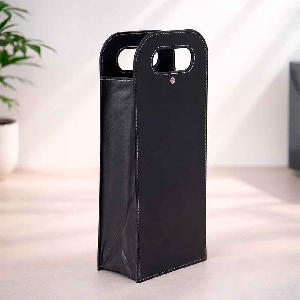 Porta-Vinho Duplo Couro Sintético  19127